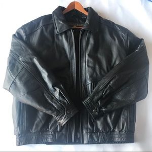 Members Only Classic Vintage Leather Jacket
